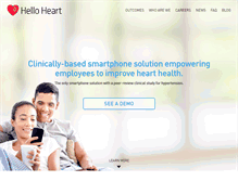 Tablet Screenshot of helloheart.com